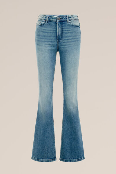 Blue Ridge - Dames flared jeans - High waist - Marineblauw - Katoen - Maat: 26/30