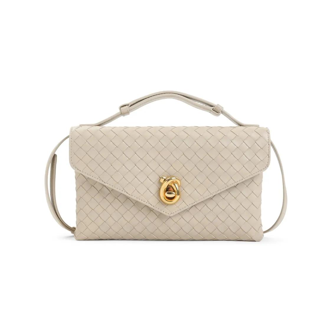 Bottega Veneta Hobo bags - Intrecciato Lamb Leather Shoulder Bag in beige