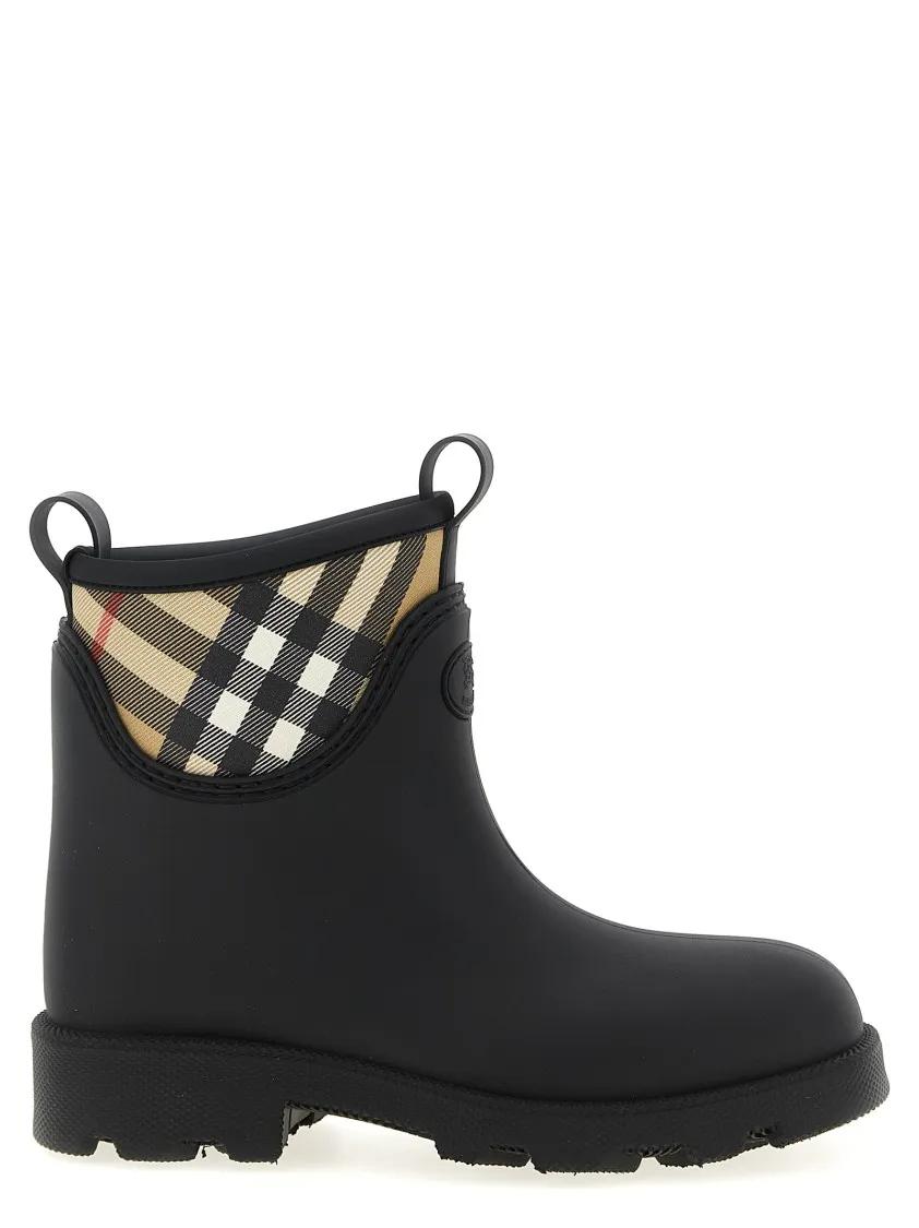 Burberry Boots - 'Marsh Stamp' Ankle Boots in zwart