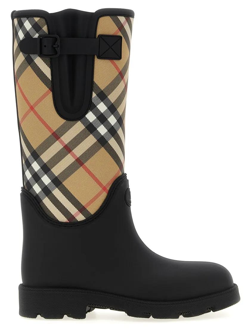 Burberry Boots - 'Marsh Stamp' Boots in zwart