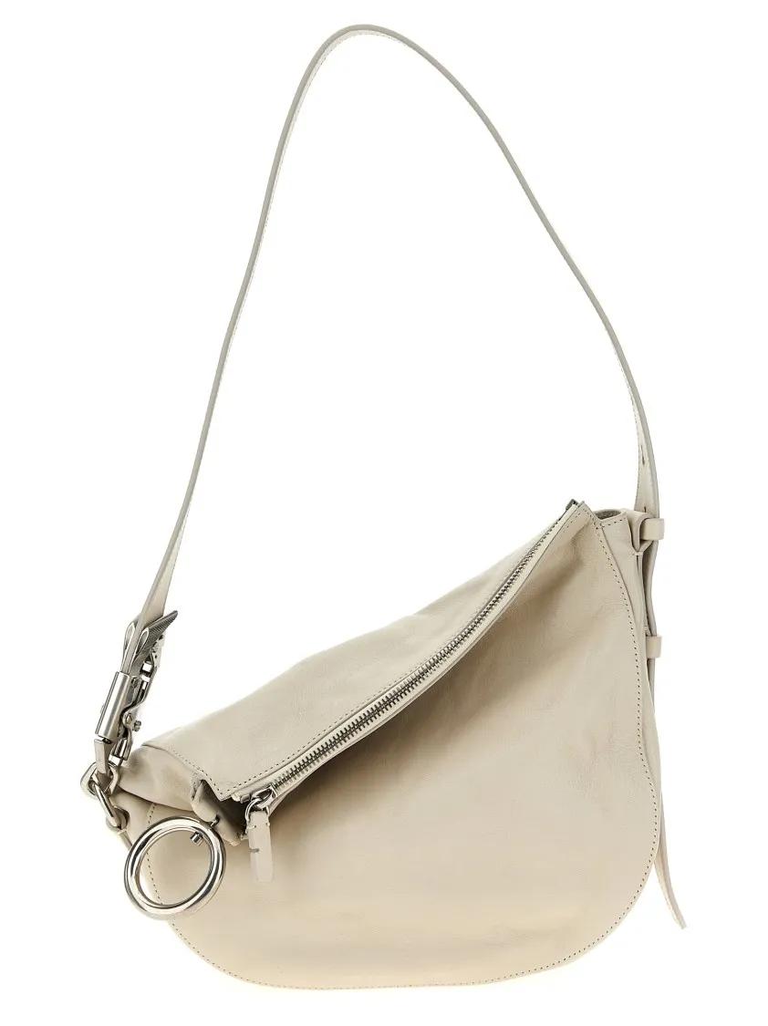 Burberry Hobo bags - 'Knight' Small Shoulder Bag in beige