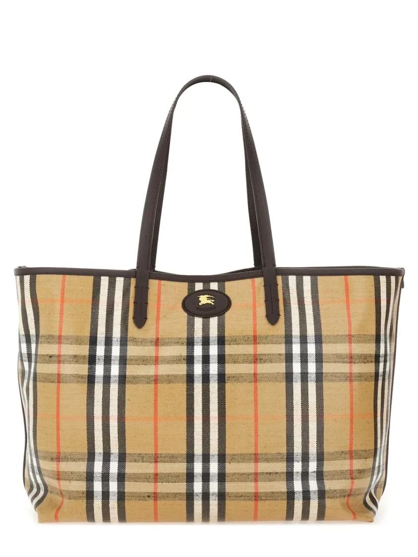 Burberry Shoppers & Totes - Medium "Tote Highlands" Shoulder Bag in beige