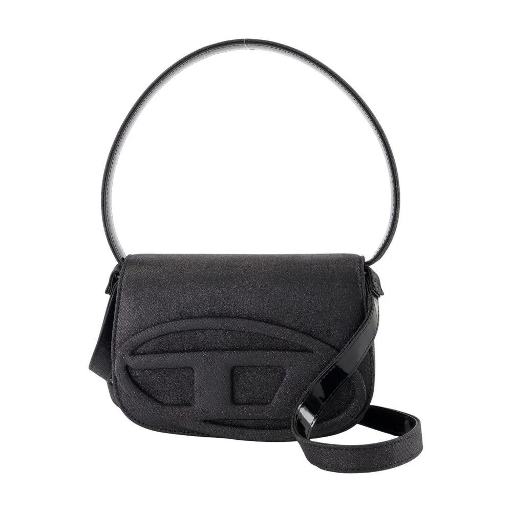 Diesel Hobo bags - 1Dr Shoulder Bag - Synthetic - Black in zwart