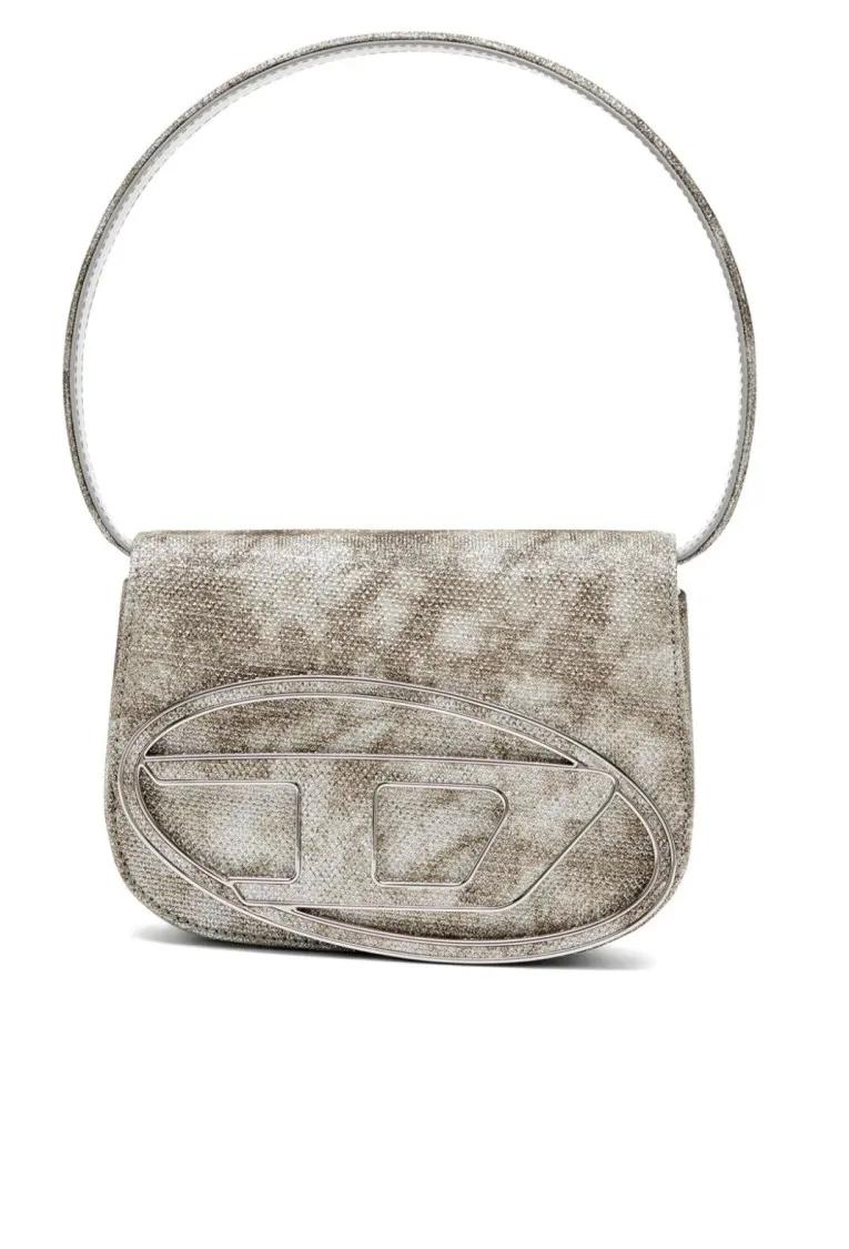 Diesel Hobo bags - Textured Finish Shoulder Bag in beige