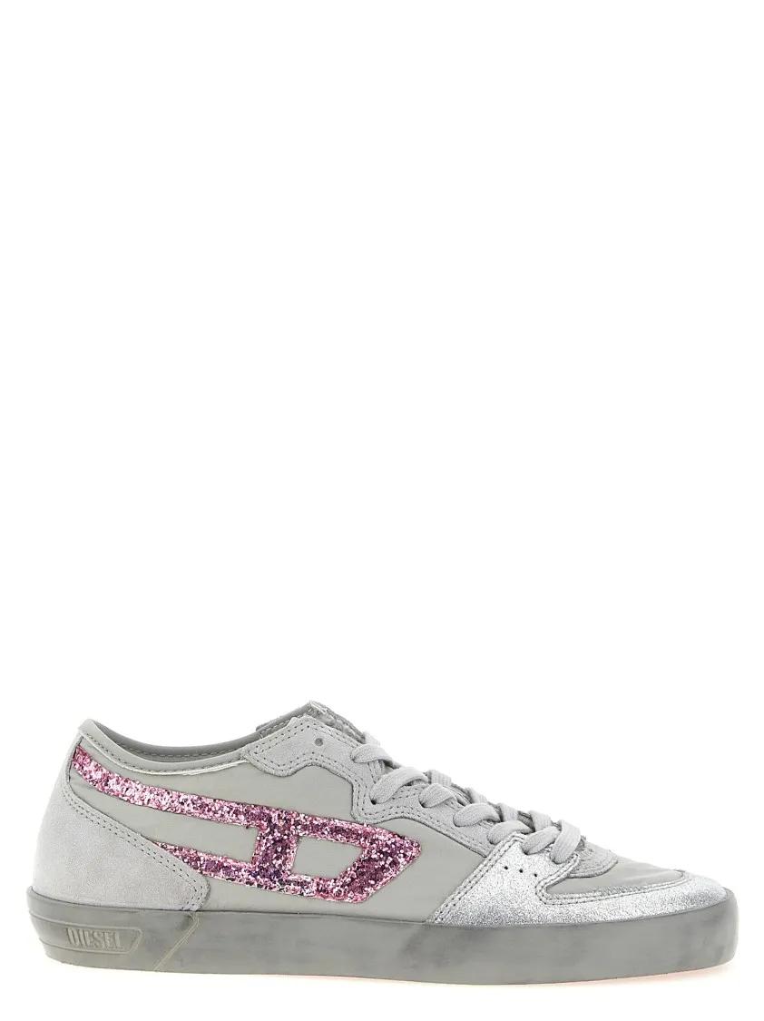 Diesel Low-Top Sneakers - 'S-Leroji D-1 Low' Sneakers in grijs
