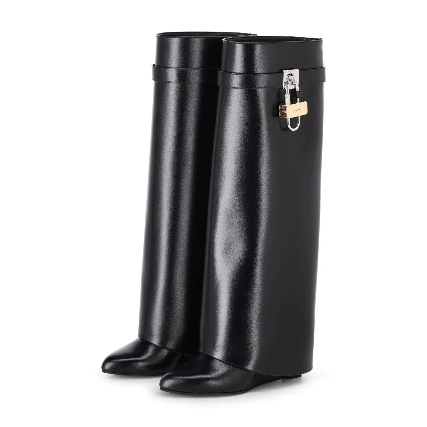 Givenchy Boots - 'Shark Lock' Boots in zwart