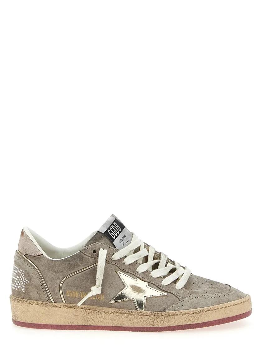 Golden Goose Low-Top Sneakers - 'Ball Star' Sneakers in beige