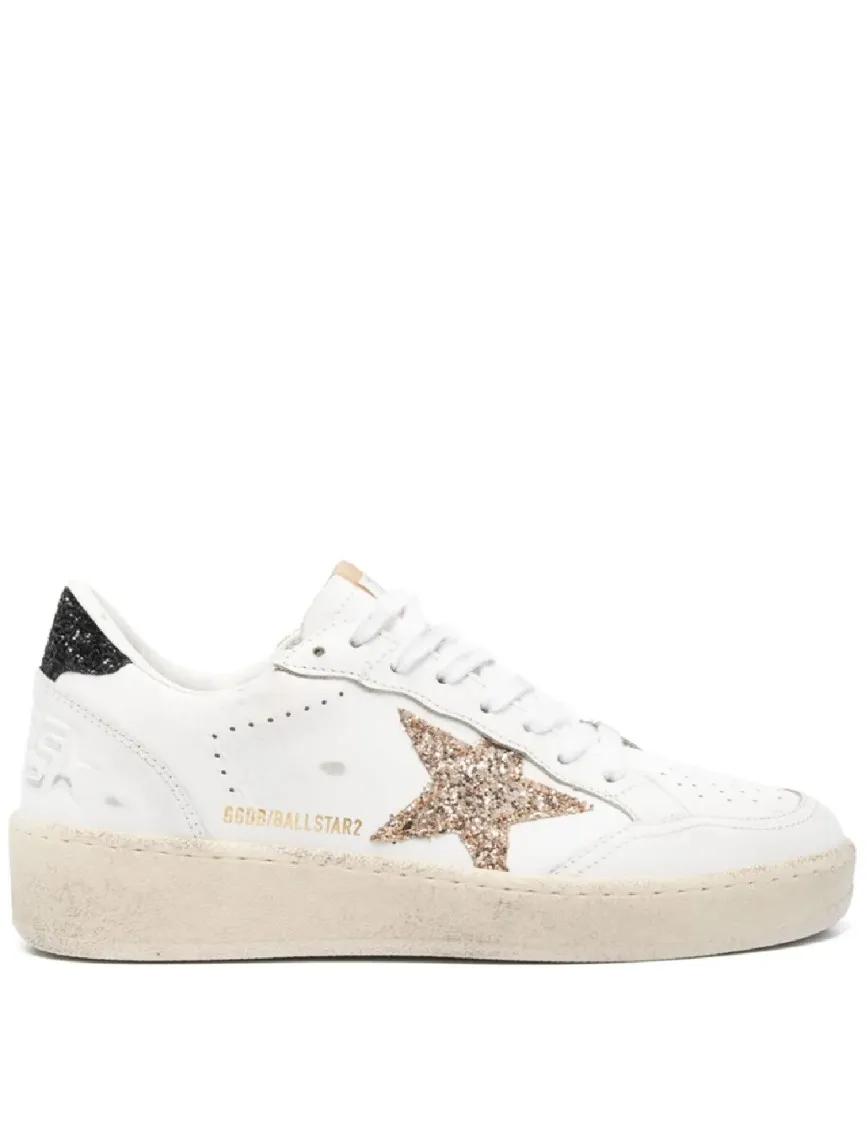 Golden Goose Low-Top Sneakers - Ballstar 2 Sneaker in beige