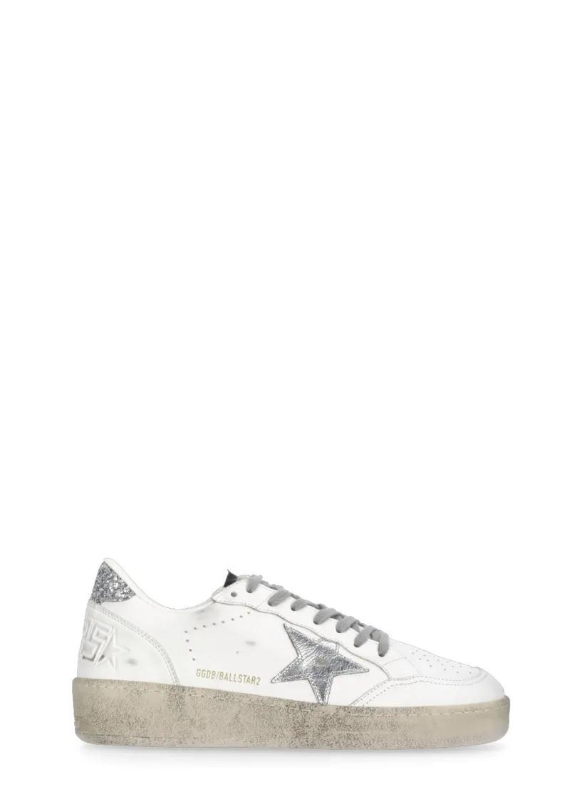 Golden Goose Low-Top Sneakers - Ballstar 2 Sneakers in wit