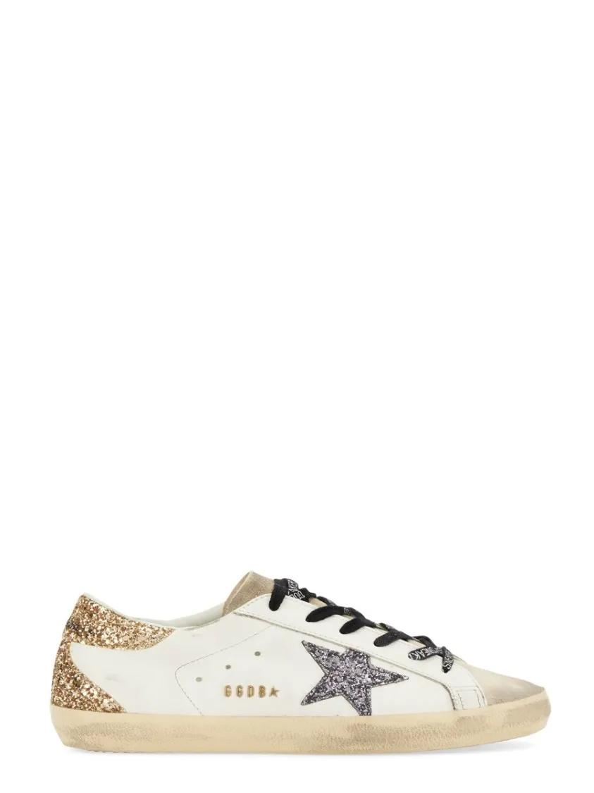 Golden Goose Low-Top Sneakers - Mèdaillon Long Dress in wit