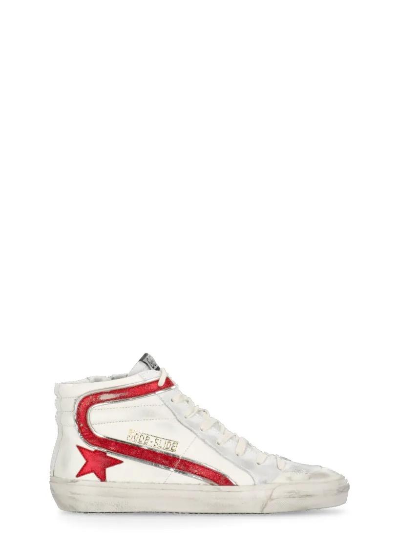 Golden Goose Low-Top Sneakers - Slide Penstar Classic Sneakers in wit