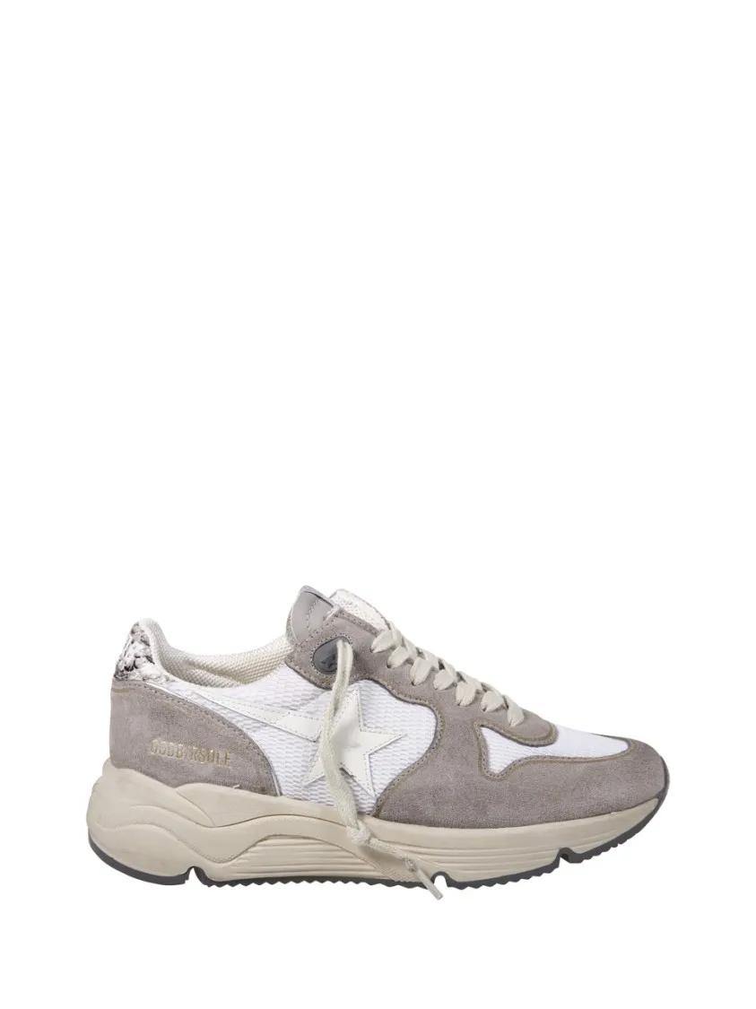 Golden Goose Low-Top Sneakers - Suede And Leather Sneakers in wit