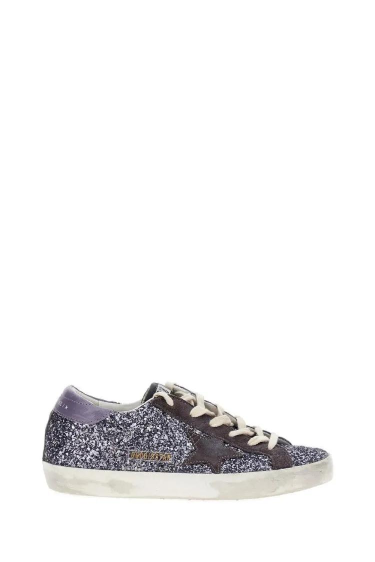 Golden Goose Low-Top Sneakers - Super Star Sneakers in blauw