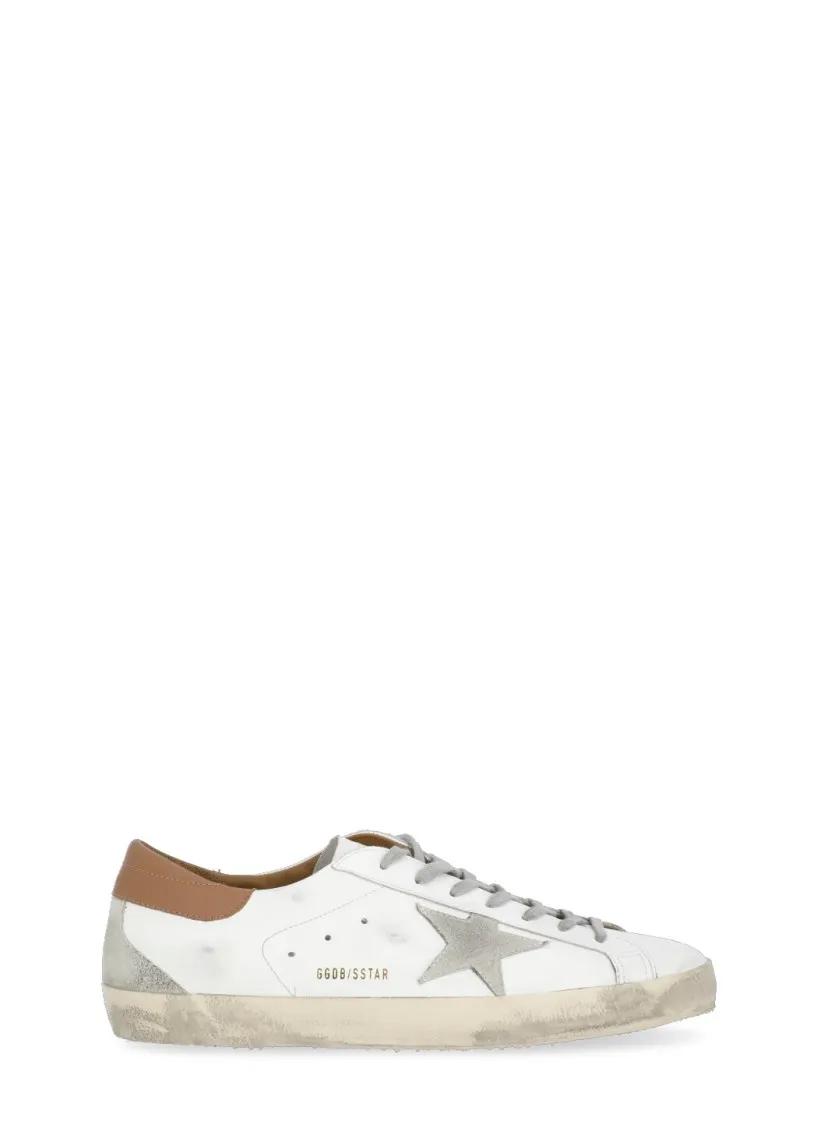 Golden Goose Low-Top Sneakers - Super Star Sneakers in wit