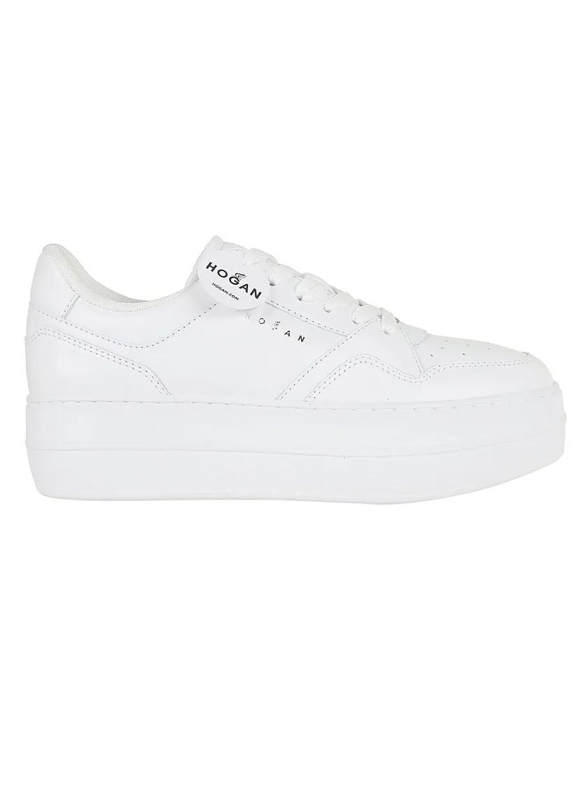 Hogan Low-Top Sneakers - White Leather Sneakers in wit