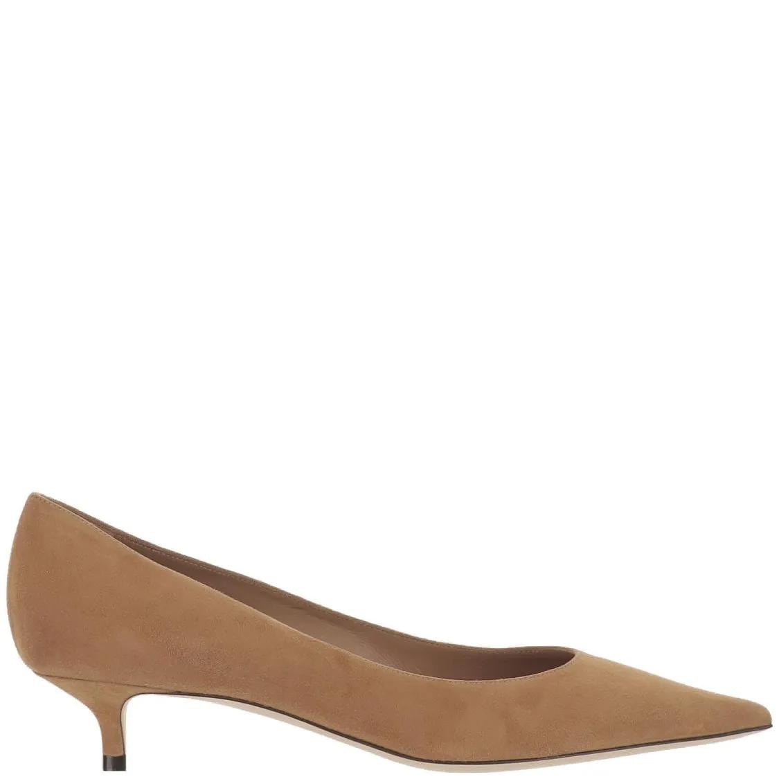 Jimmy Choo Hoge hakken - Amelia Suede Pumps in bruin
