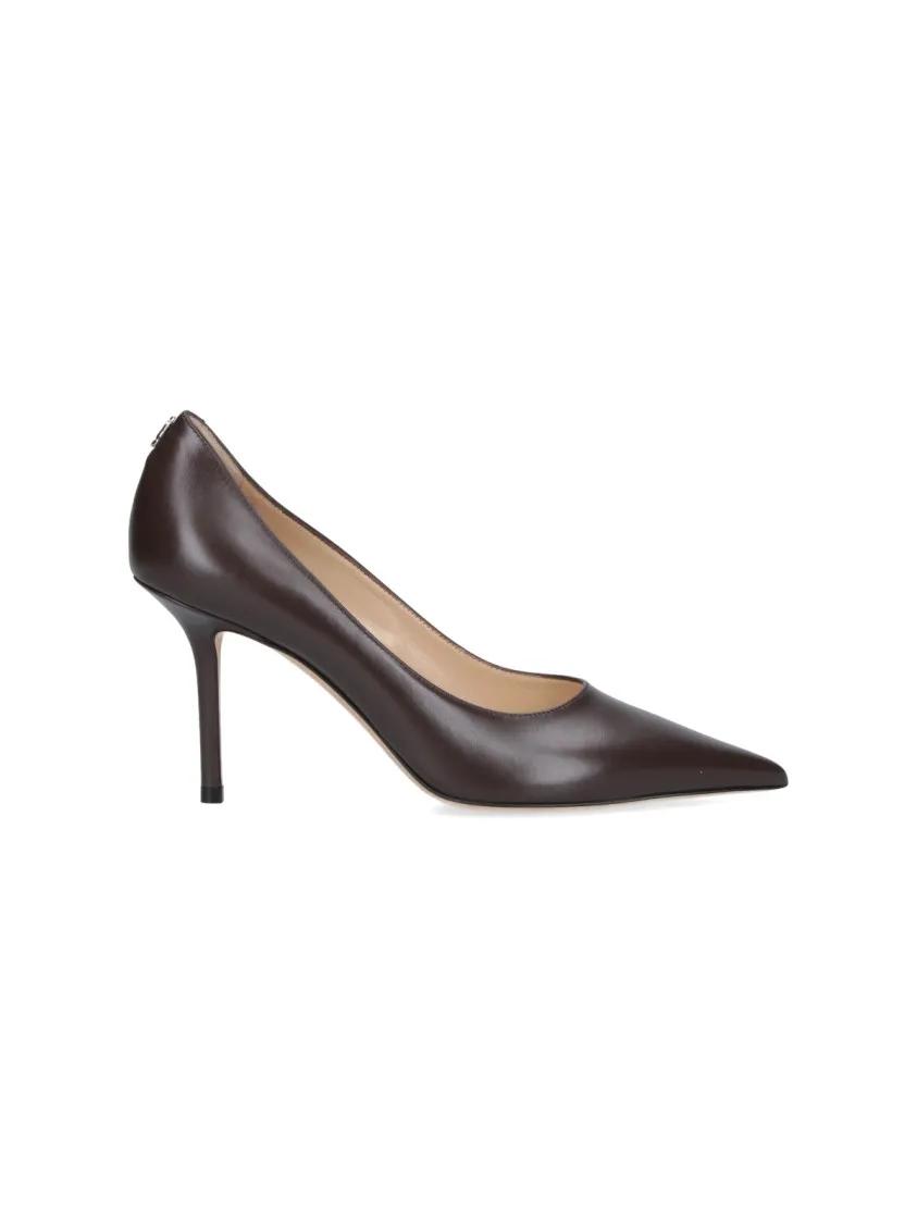 Jimmy Choo Hoge hakken - "Love 85" Pumps Brown in zwart