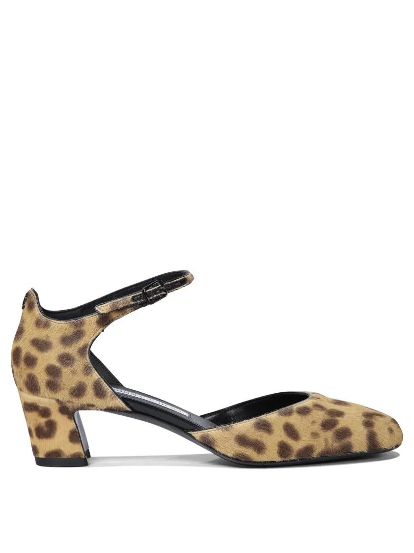 Jimmy Choo Hoge hakken - "Pixie" Mary Jane in bruin