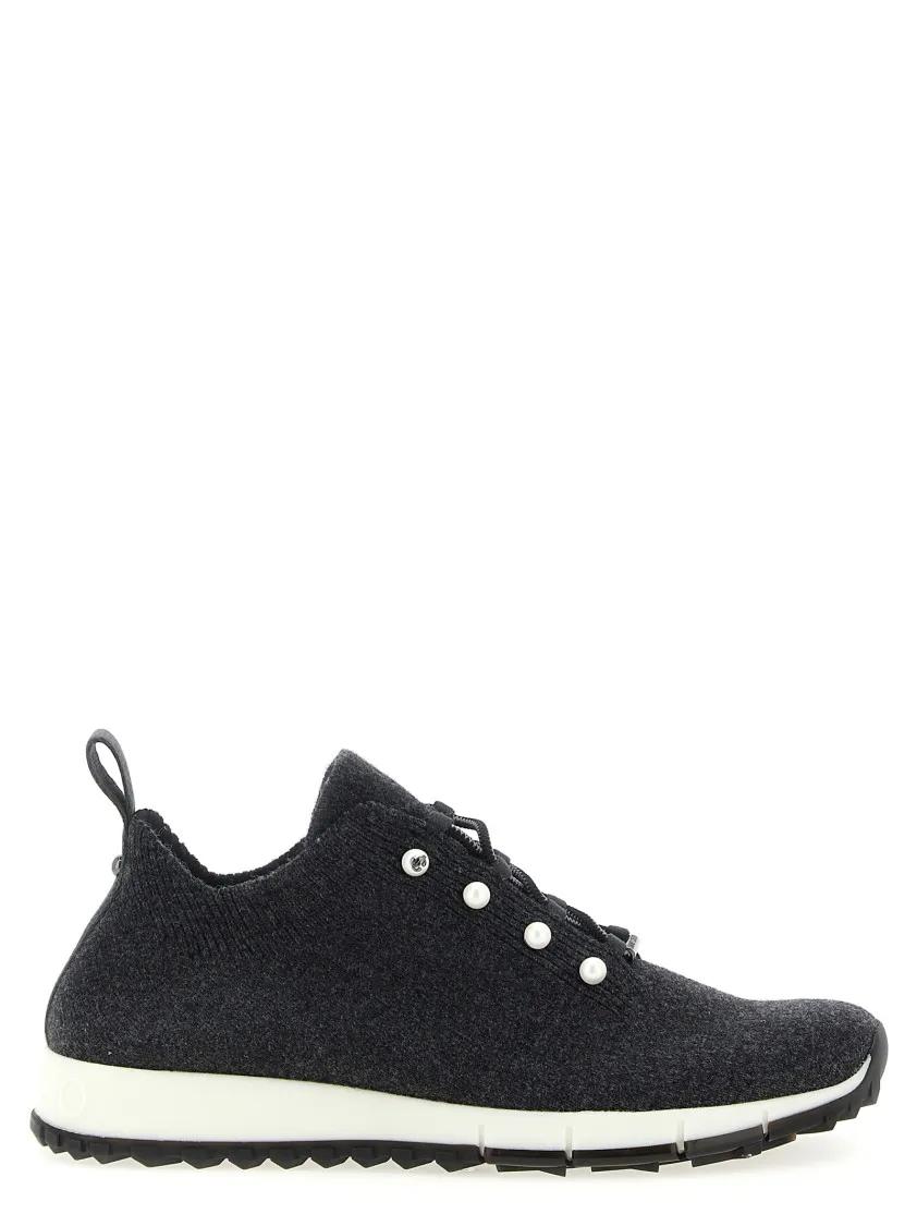 Jimmy Choo Low-Top Sneakers - Veles' Sneakers in zwart