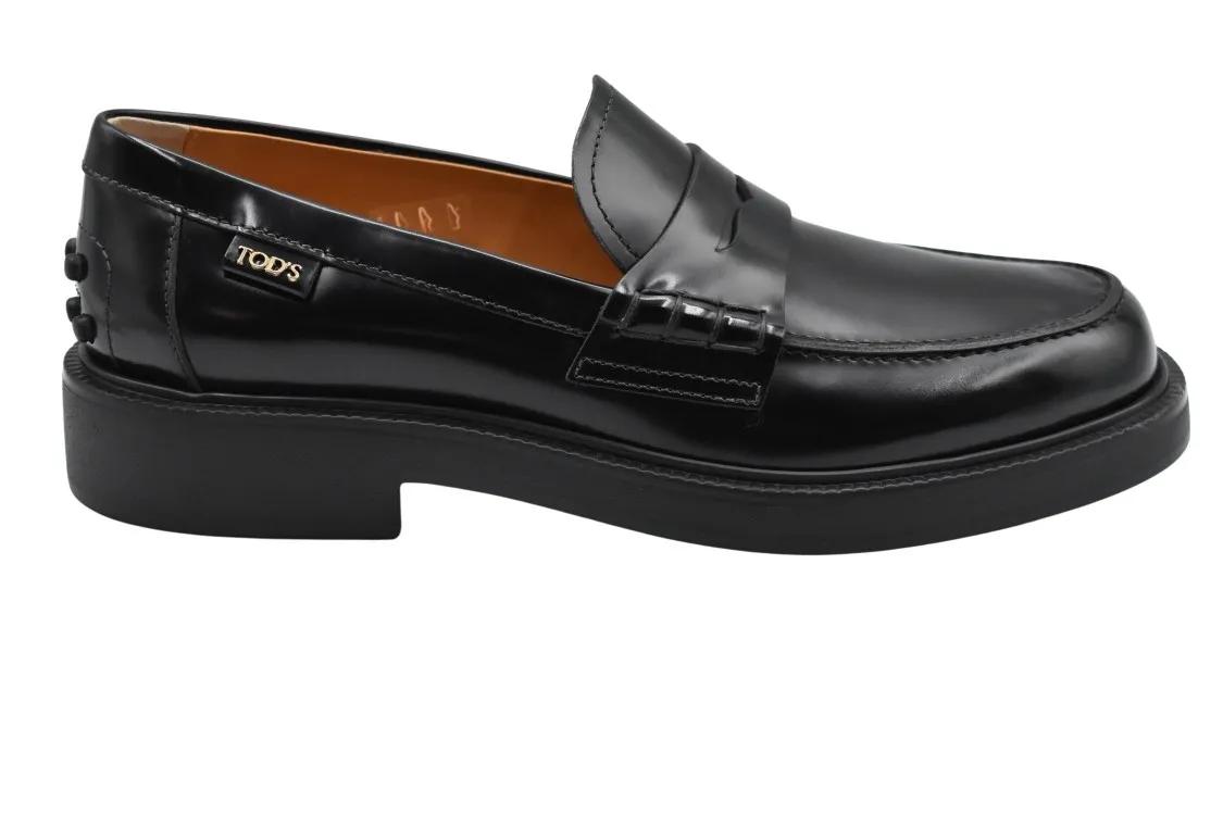 - Laced Black Flat Shoes With Design in zwart