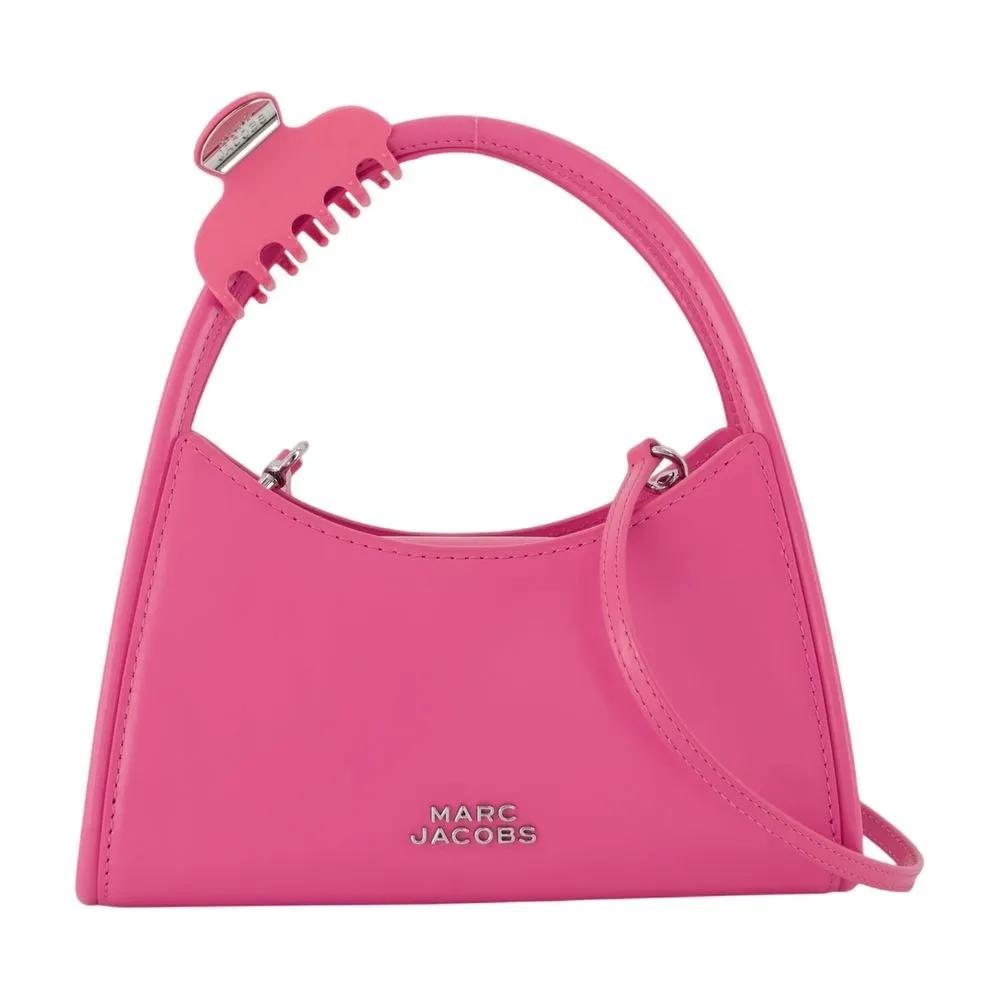 Marc Jacobs Hobo bags - The Claw Clip Crossbody - Leather - Pink in roze