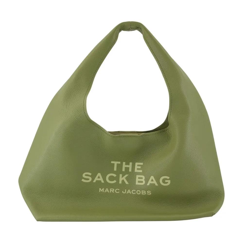 Marc Jacobs Hobo bags - The Sack Shoulder Bag - Leather - Green in groen