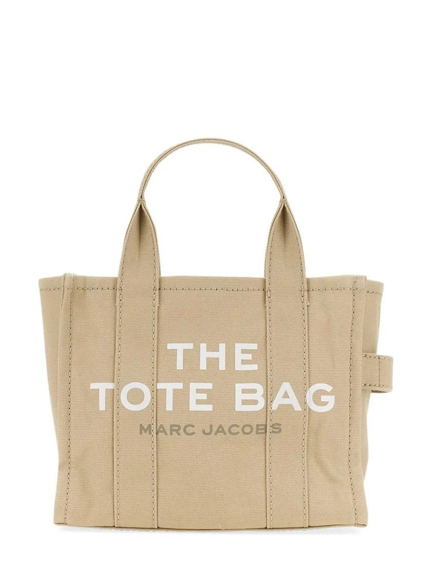 Marc Jacobs Shoppers & Totes - Structured Cotton Tote Bag With Versatile Detachab in beige