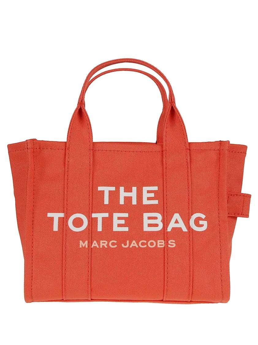 Marc Jacobs Shoppers & Totes - Structured Cotton Tote Bag With Zip Closure in oranje
