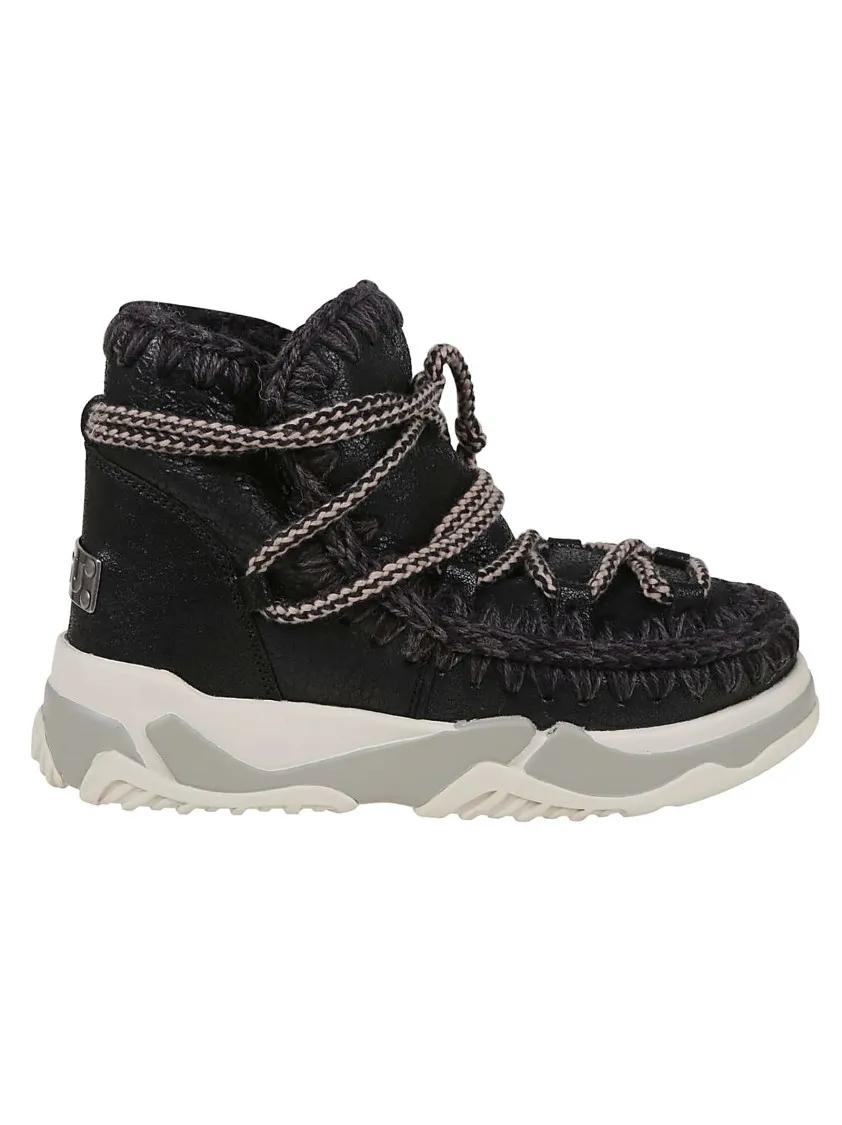 Mou Boots - Trainer # 02 Scoubidoo Lace in zwart
