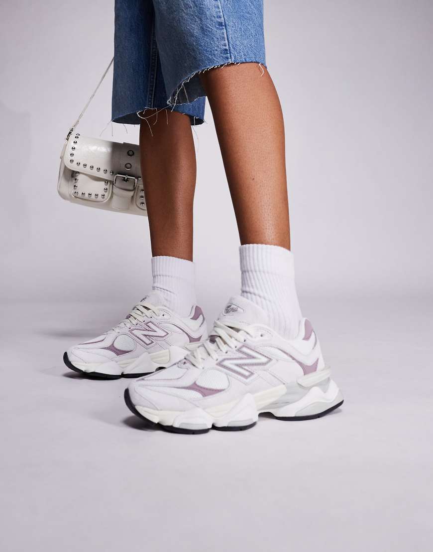 New Balance - 9060 - Sneaker in Grau und Violett
