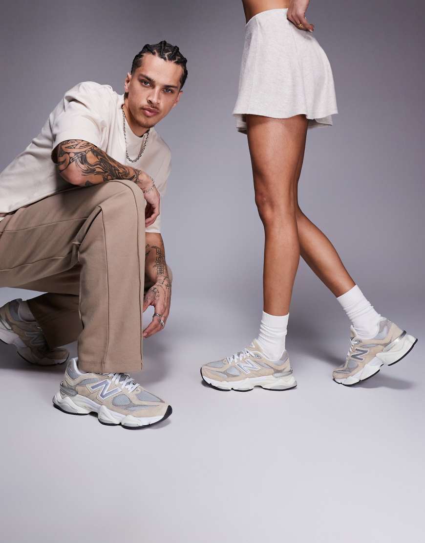 New Balance - 9060 - Unisex-Sneaker in Beige und Grau-Neutral