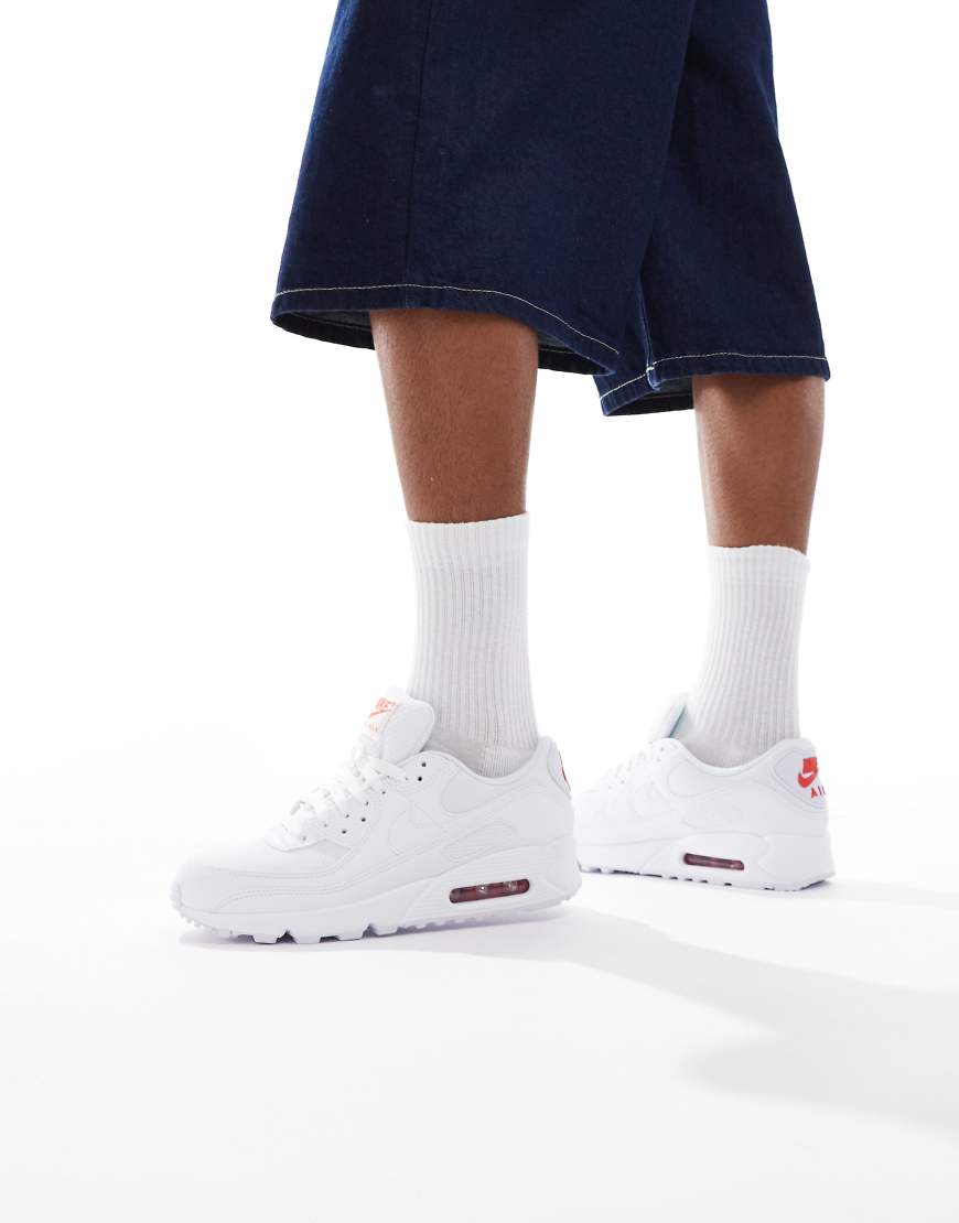 Nike - Air Max 90 - Weiße Sneaker