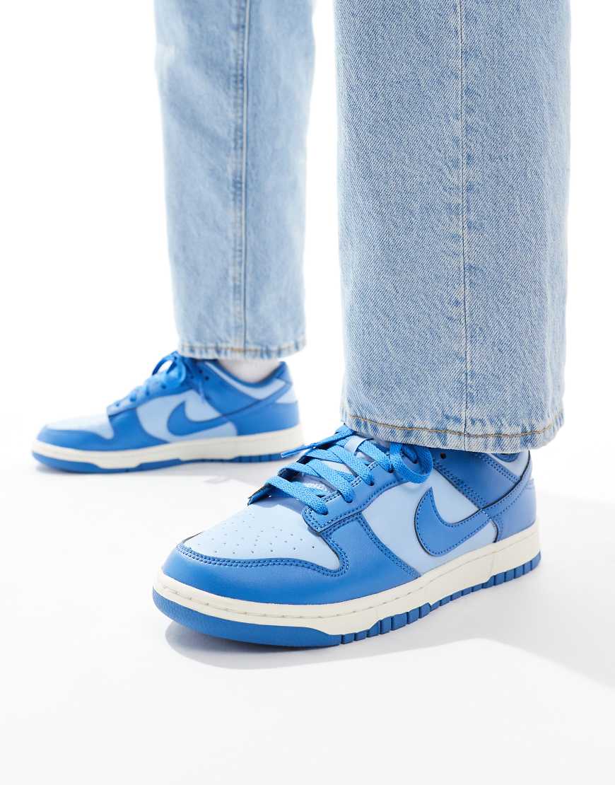 Nike - Dunk Low Retro - Sneaker in Blau und Segelweiß