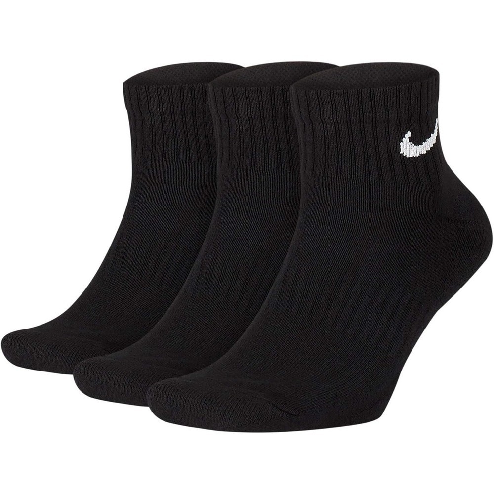 Nike Heren gewatteerde everyday enkelsokken (set van 3)