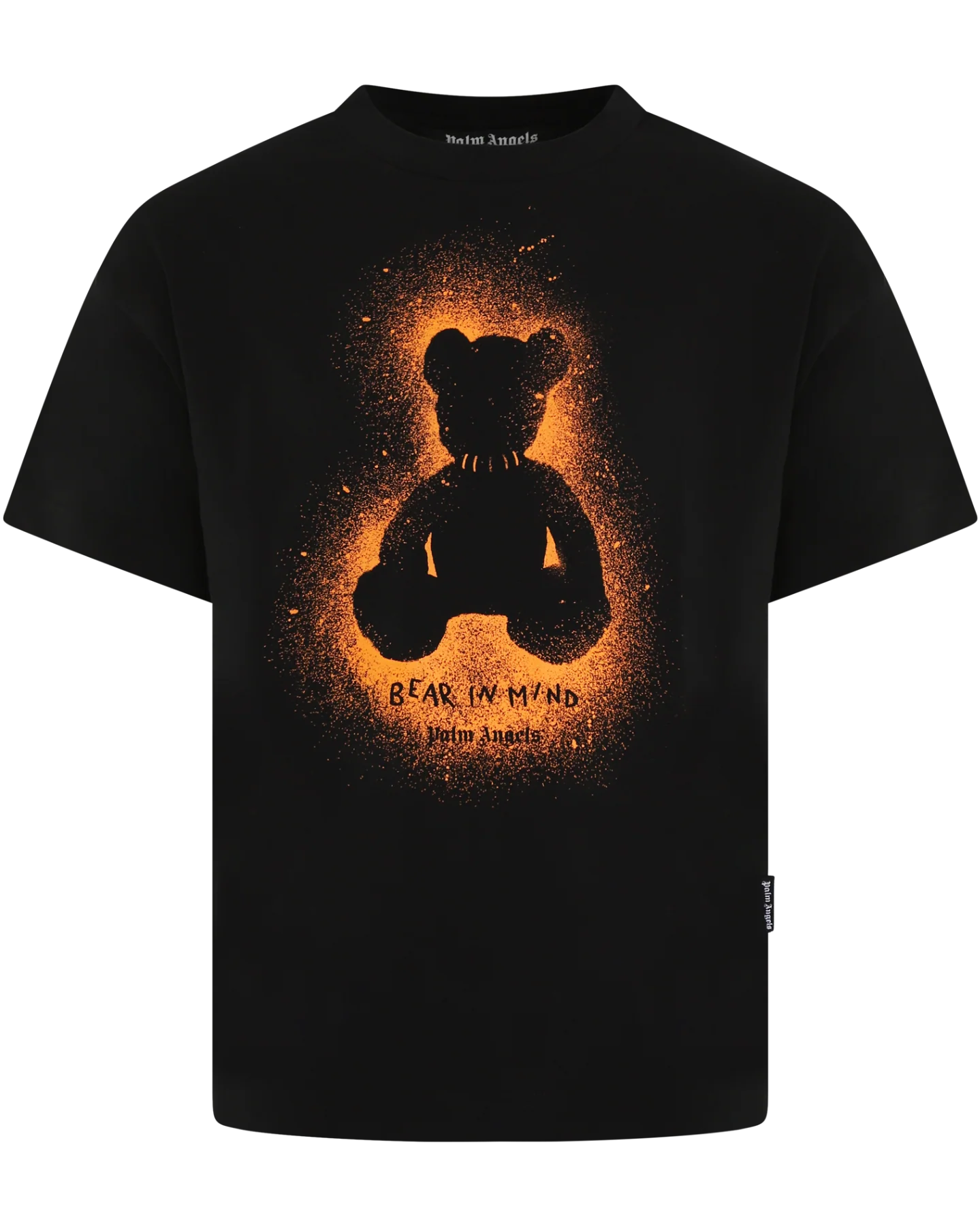 Palm Angels Heren spray bear t-shirt