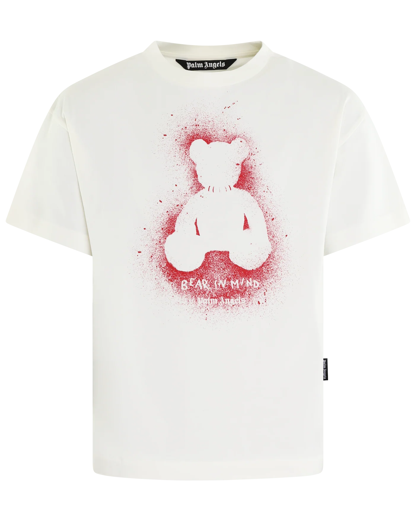 Palm Angels Heren spray bear t-shirt