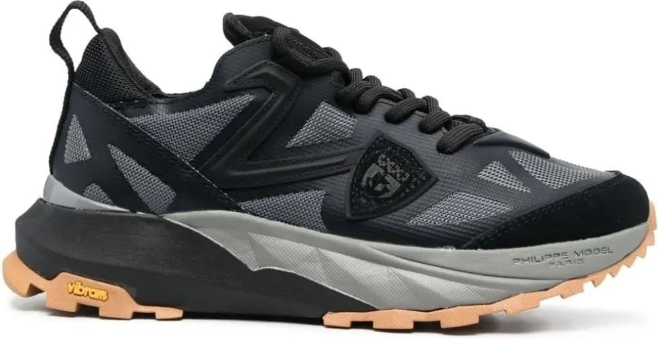Philippe Model Low-Top Sneakers - Rockx Low Mondial Tech Sneakers in zwart