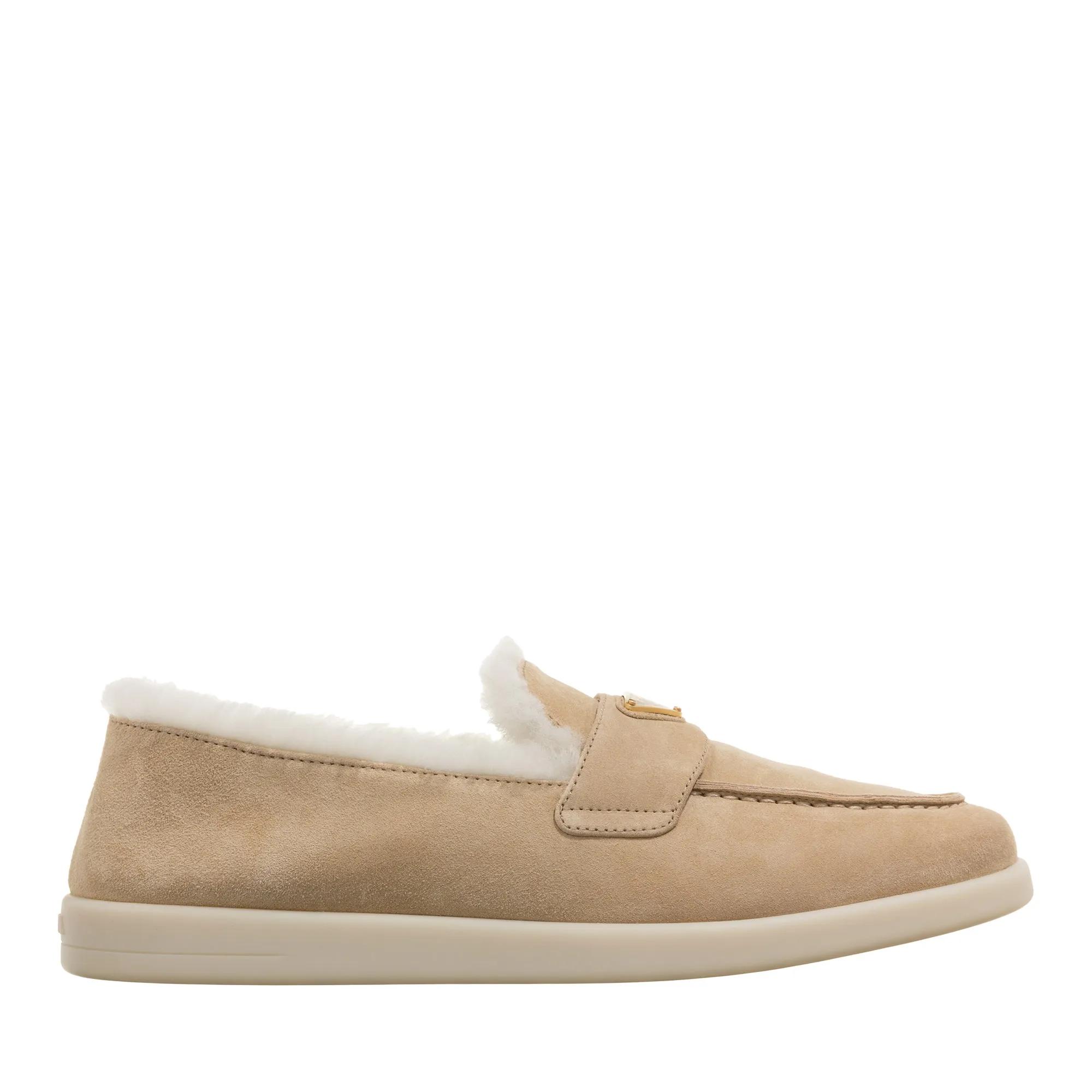 Prada Loafers - Suede Loafer in beige