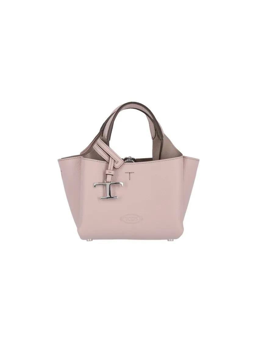 Tod's Hobo bags - Micro Logo Shoulder Bag In Taupe Leather in beige