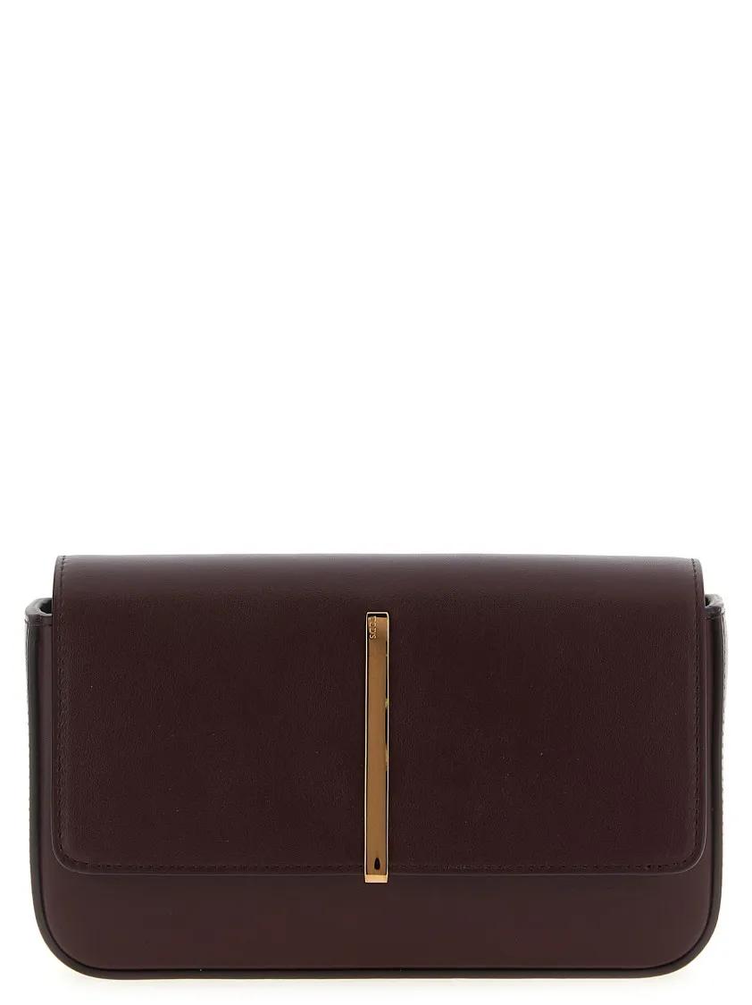 Tod's Hobo bags - Mini Leather Shoulder Bag in zwart