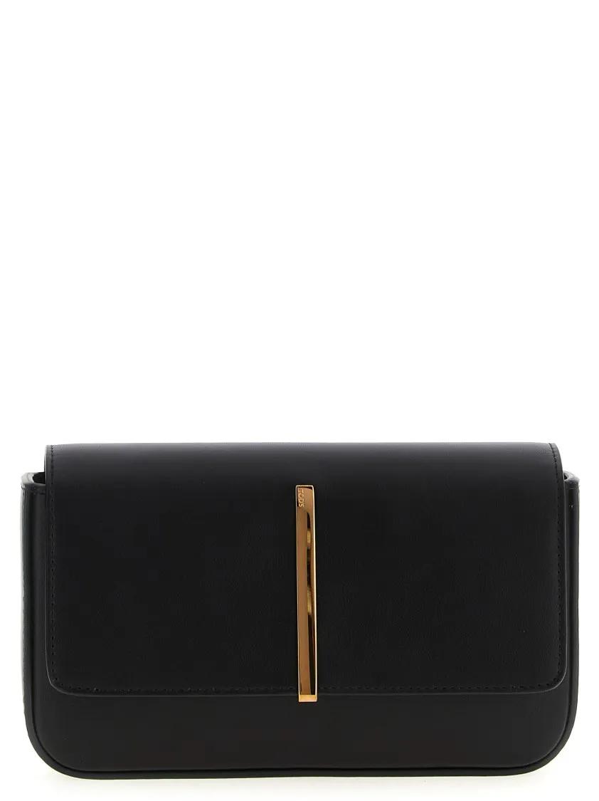 Tod's Hobo bags - Mini Leather Shoulder Strap in zwart