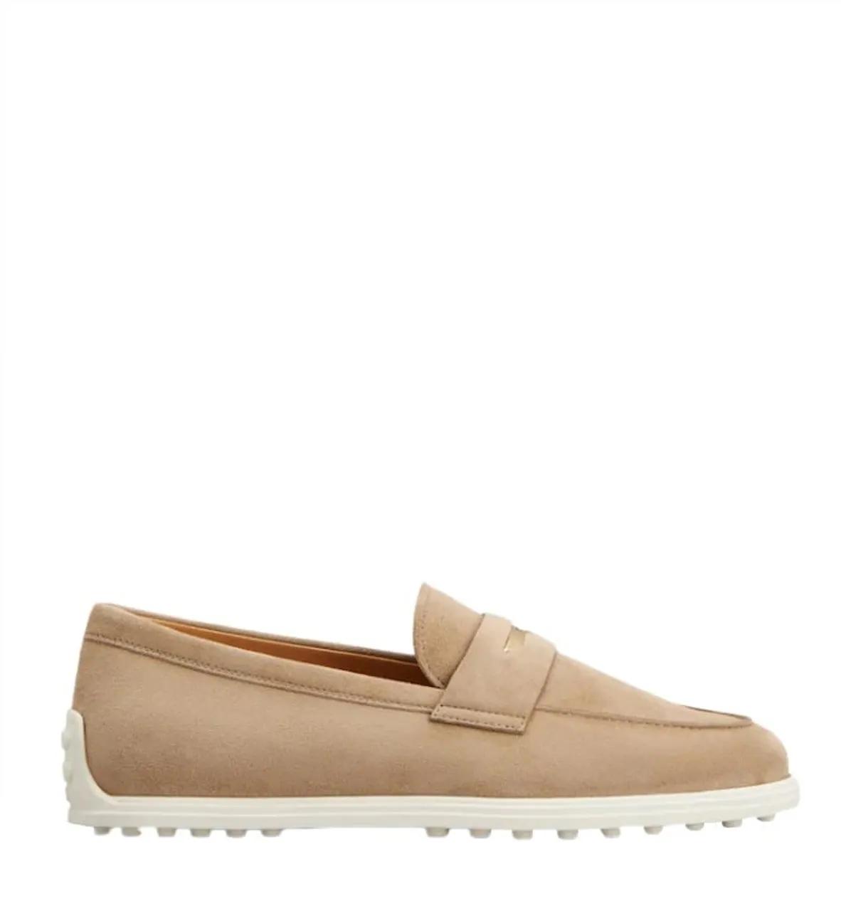 Tod's Loafers - Flat Shoes Cappuccino in bruin