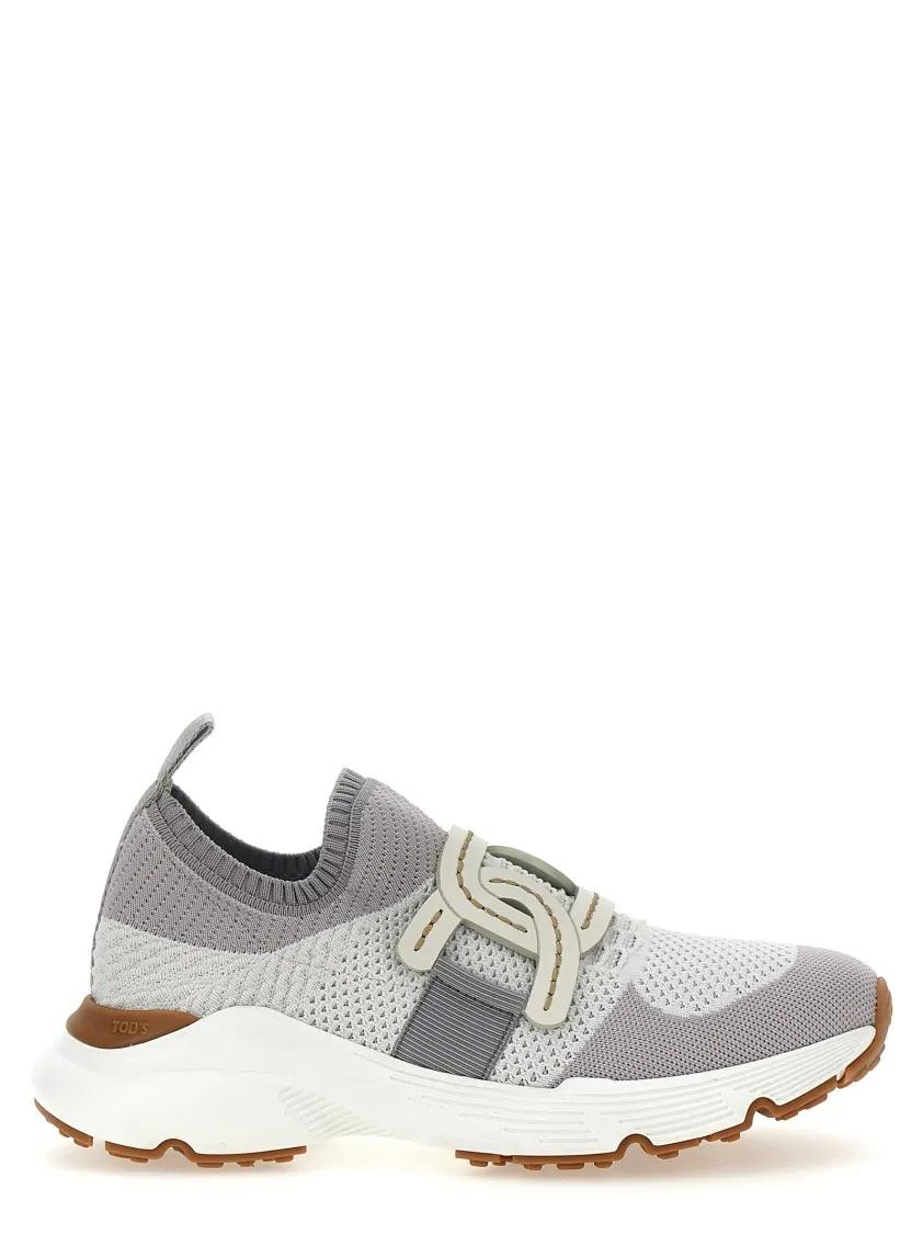 Tod's Low-Top Sneakers - 'Kate' Sneakers in grijs