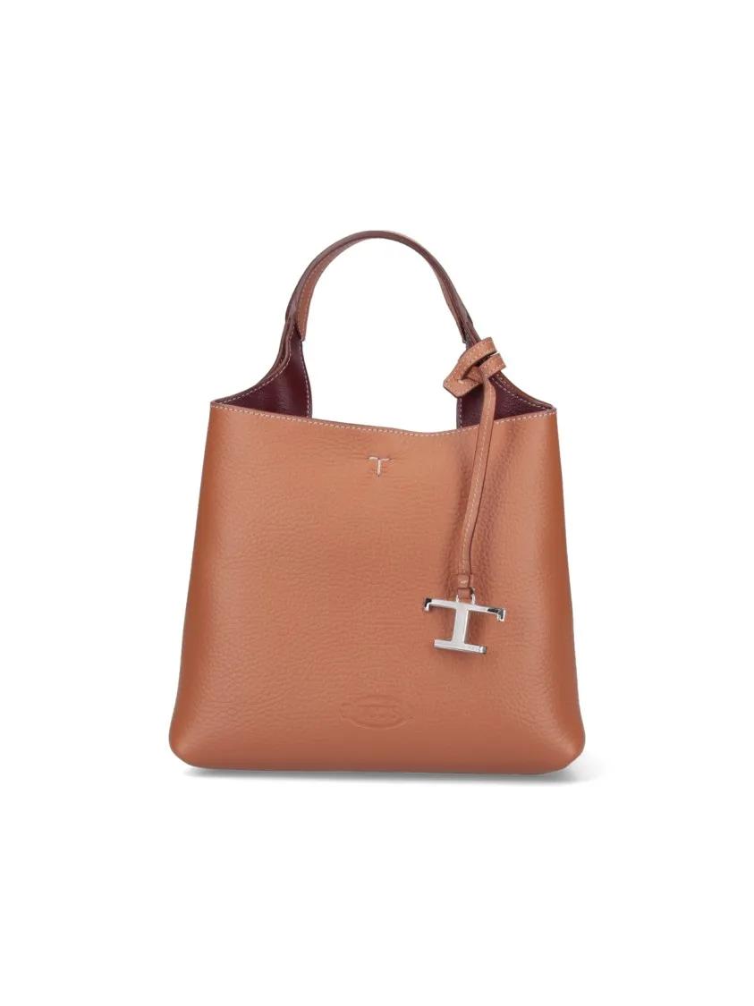 Tod's Shoppers & Totes - Logo Handbag - Brown in bruin