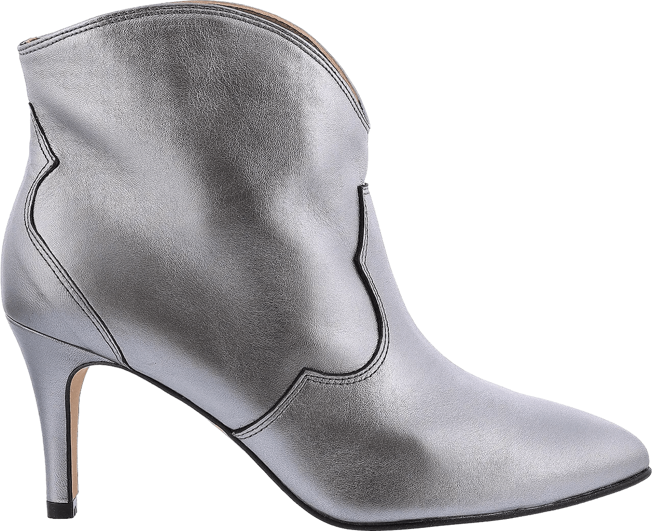 Toral Boots - Dames Selene Leer Zilver in staalgrijs
