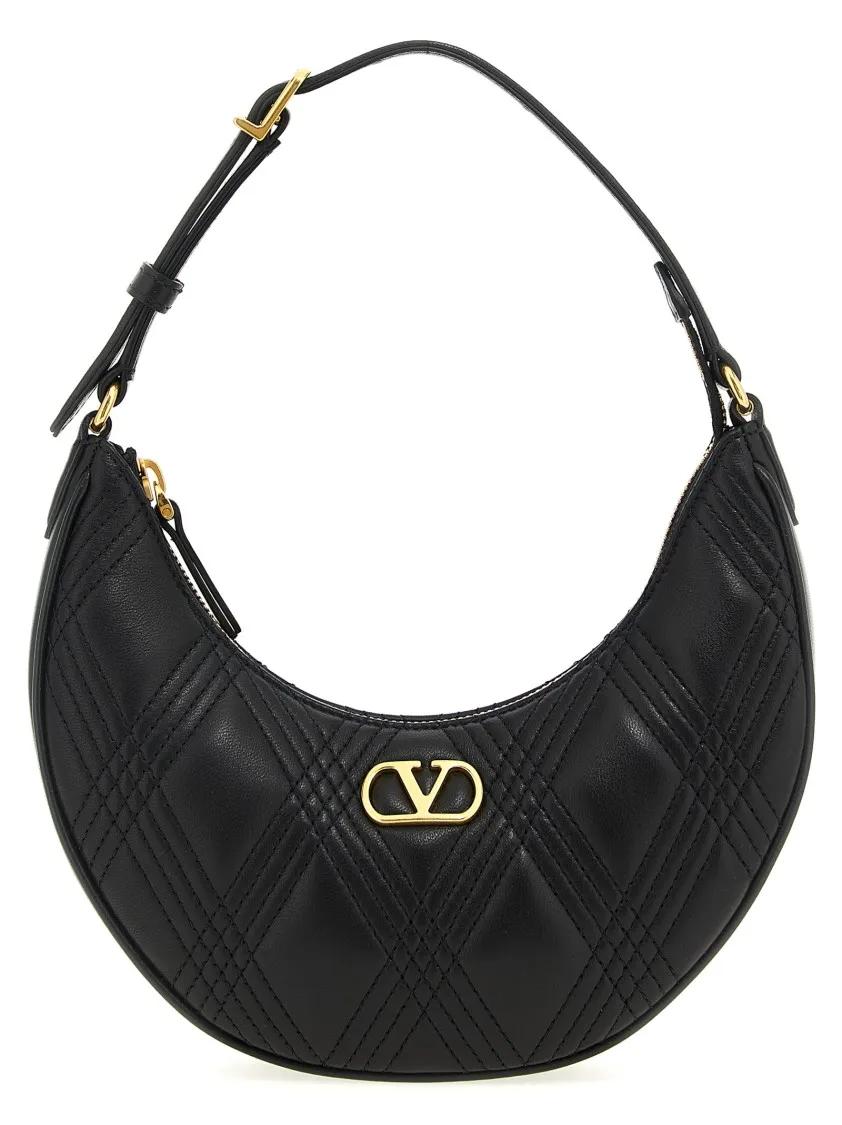 Valentino Garavani Hobo bags - 'Quiltie 67'Mini Shoulder Bag in zwart