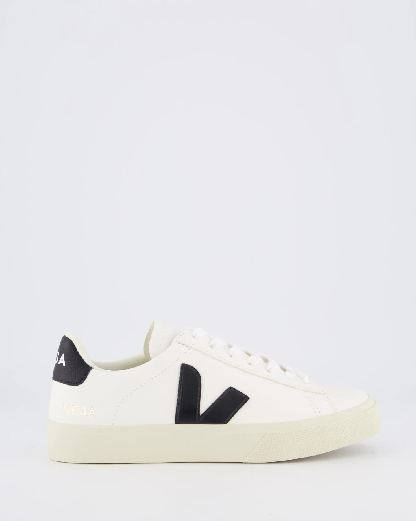 Veja Dames, heren campo sneaker leer /zwart