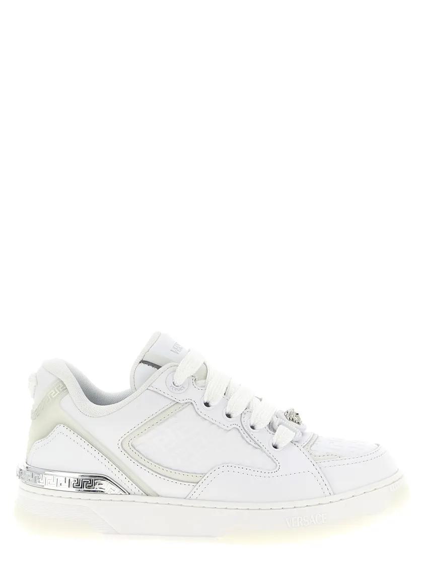 Versace Low-Top Sneakers - 'Biggie Basket' Sneakers in wit