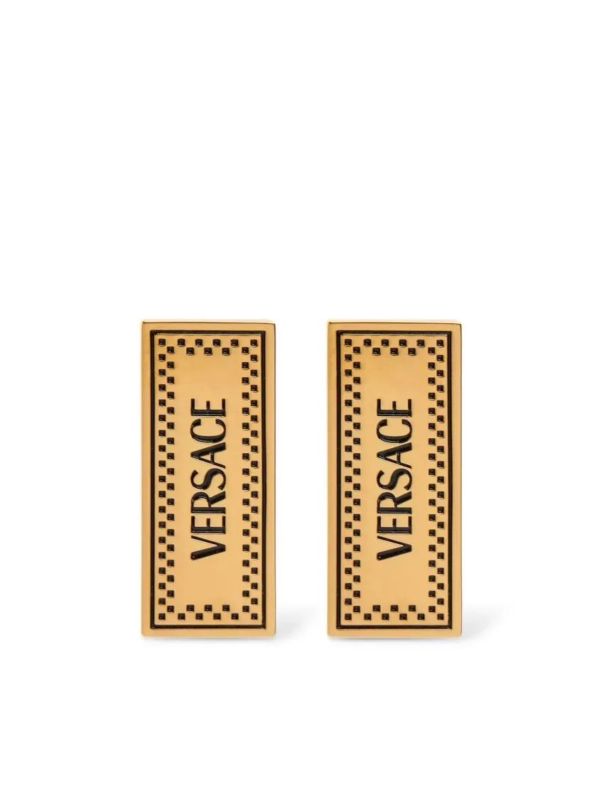 Versace Oorbellen - 90S Logo Earrings in multi