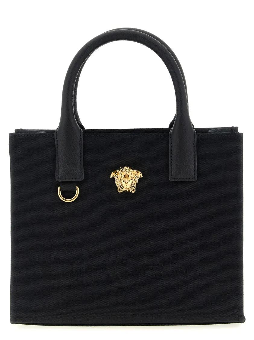 Versace Shoppers & Totes - 'La Medusa' Mini Shopping Bag in zwart